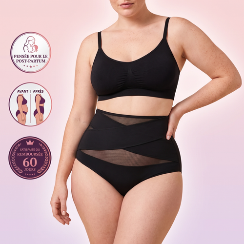 Coreshape - Culotte gainante post-partum à bande croiséz