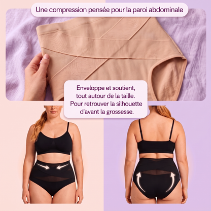 Coreshape - Culotte gainante post-partum à bande croiséz