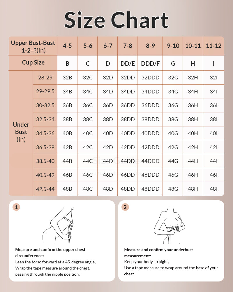 Curvvvy®   Strapless Bra for Big Bust – Full Coverage, Plus Size