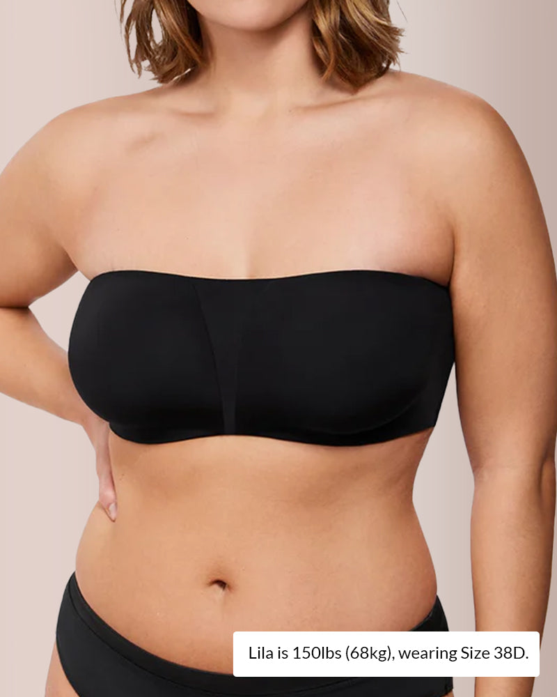 Curvvvy®   Strapless Bra for Big Bust – Full Coverage, Plus Size