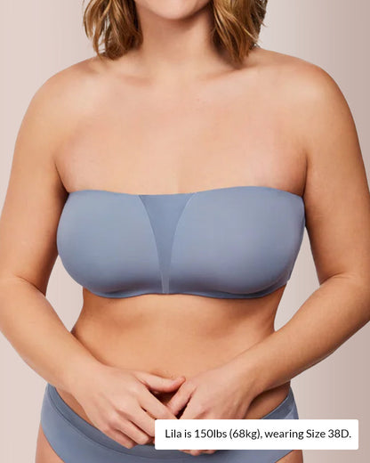 Curvvvy®   Strapless Bra for Big Bust – Full Coverage, Plus Size