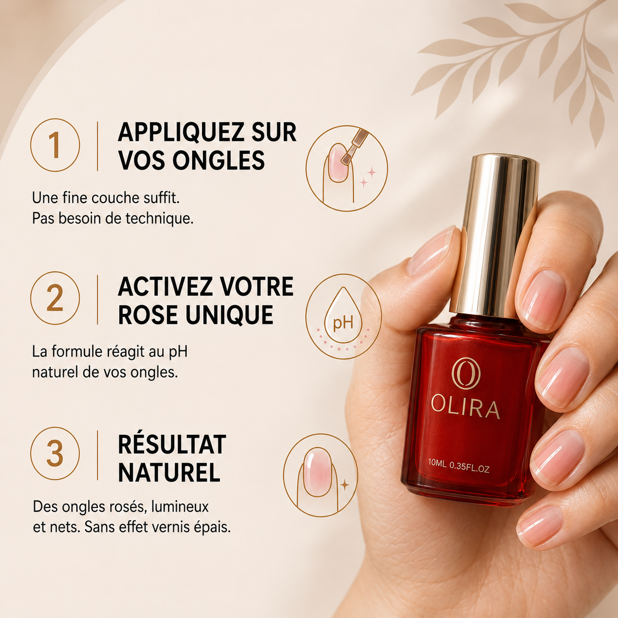 Vernis adptatif au pH - Signature