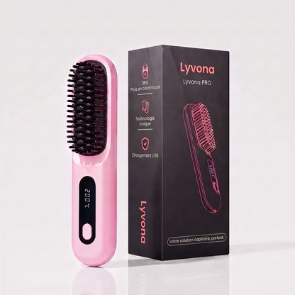 Brosse Lyvona pour cheveux courts