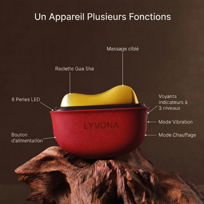 Lyvona - Appareil de massage facial Gua Sha