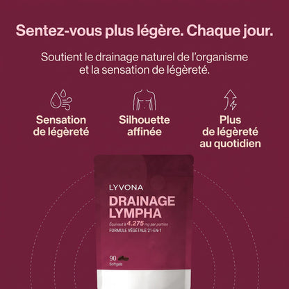 Lyvona - Gelule pour drainage lymphatique
