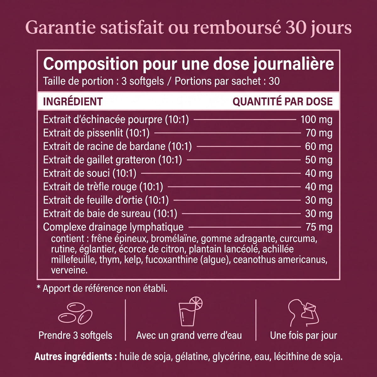 Lyvona - Gelule pour drainage lymphatique
