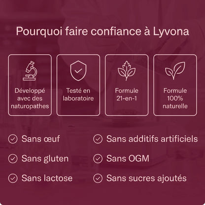 Lyvona - Gelule pour drainage lymphatique