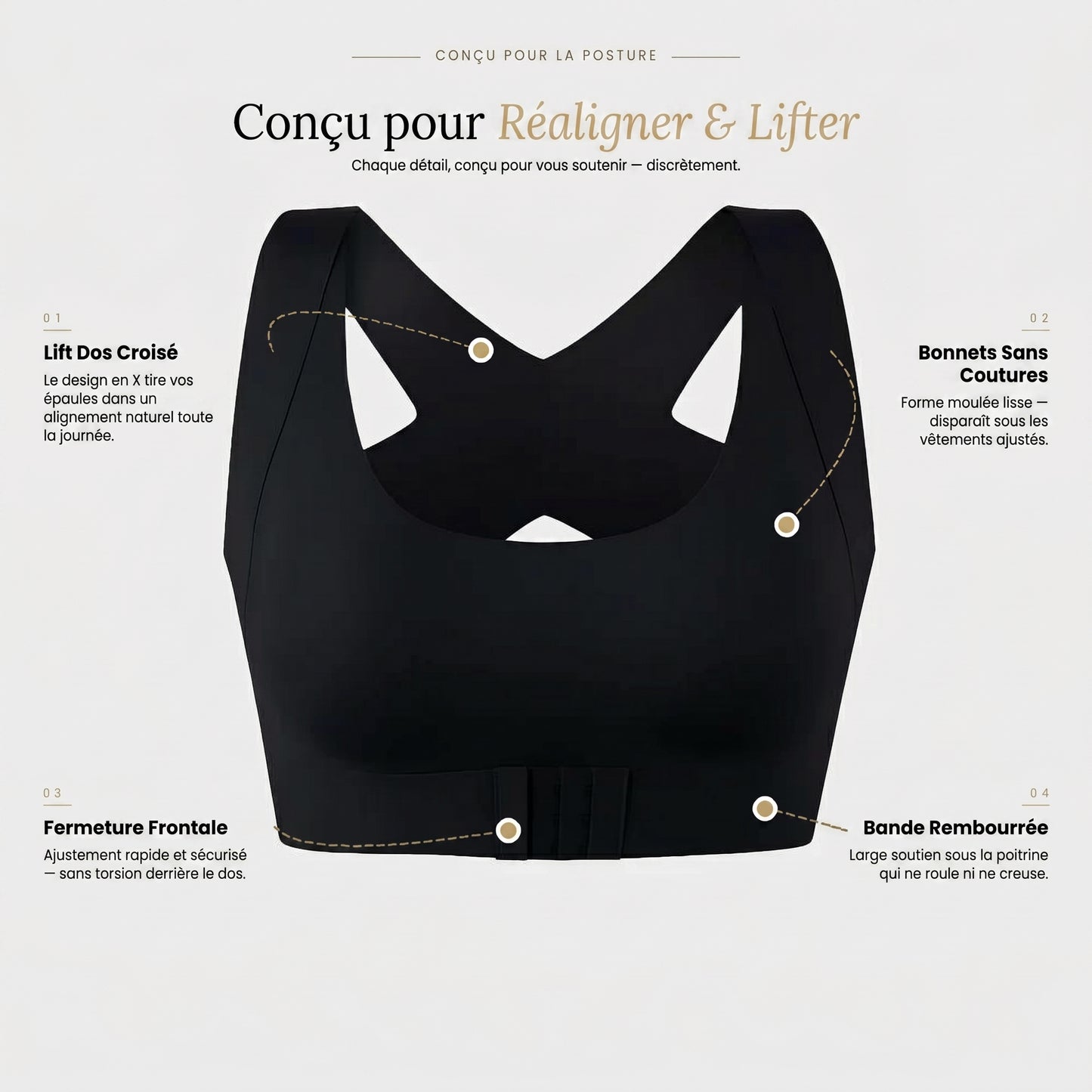 Soutien-gorge Correcteur de posture