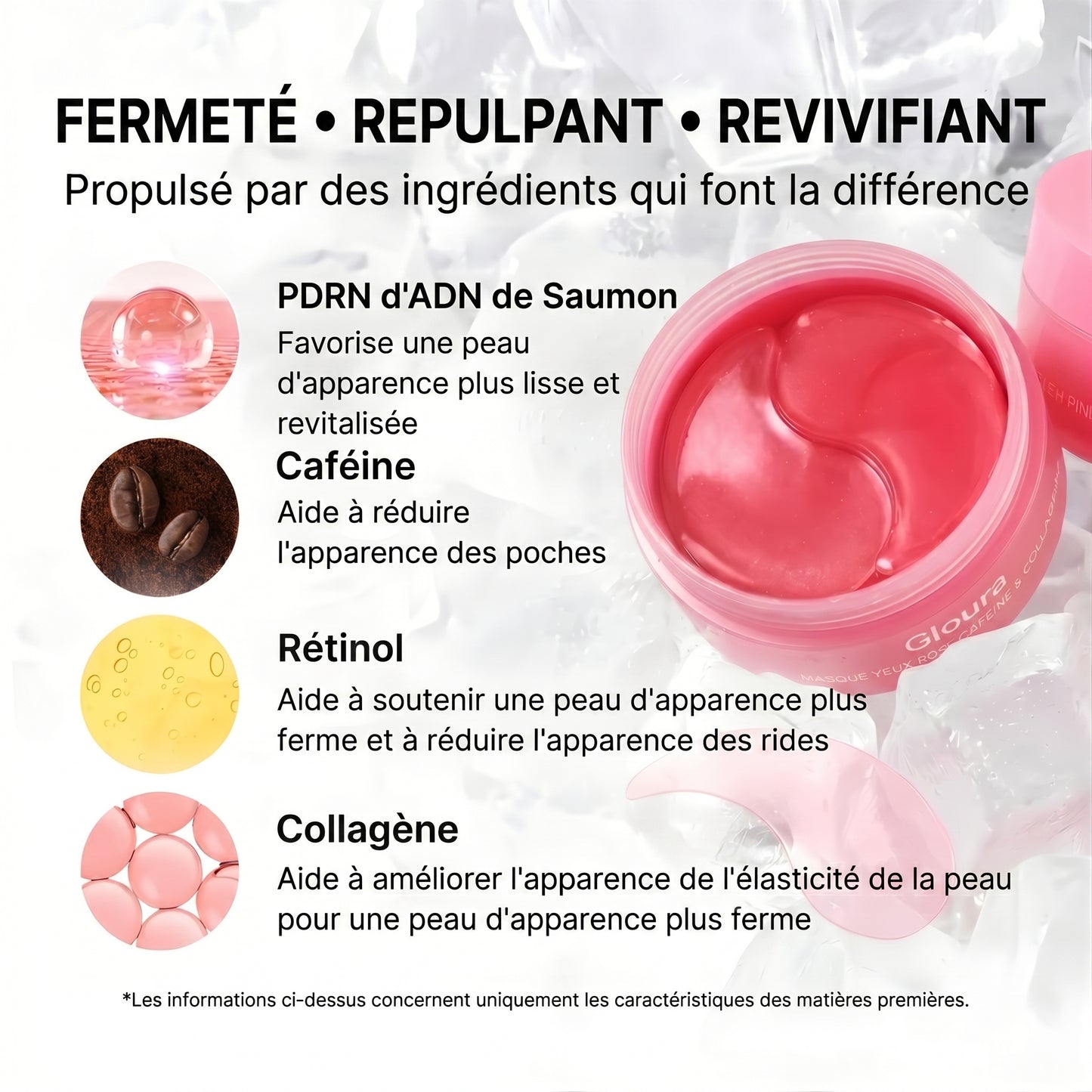 Patchs Anti-Cernes - Caféine & Collagène