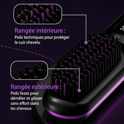Brosse Lyvona pour cheveux courts