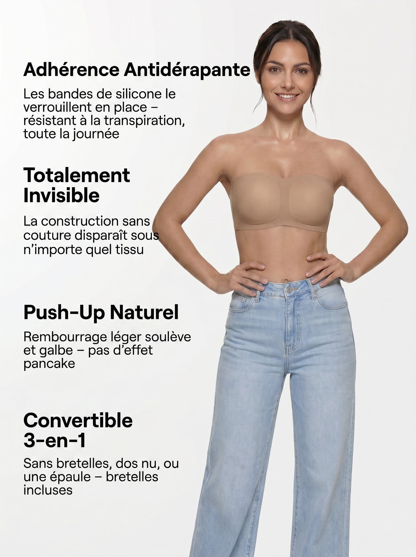 LyvoSculpt™ Soutien-gorge invisible sans bretelles