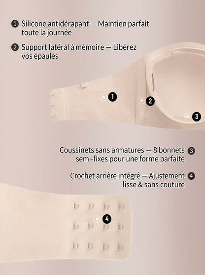 Lyvona - Bandeau rembourré sans armatures